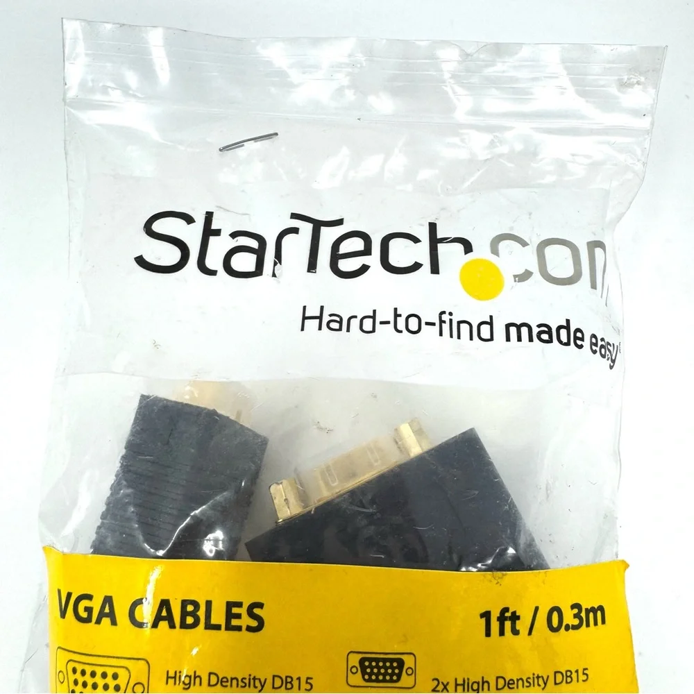 1 ft VGA to 2x VGA Video Splitter Cable (VGASPL1VV) NEW